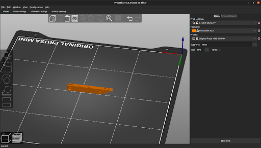 Import STL into PrusaSlicer